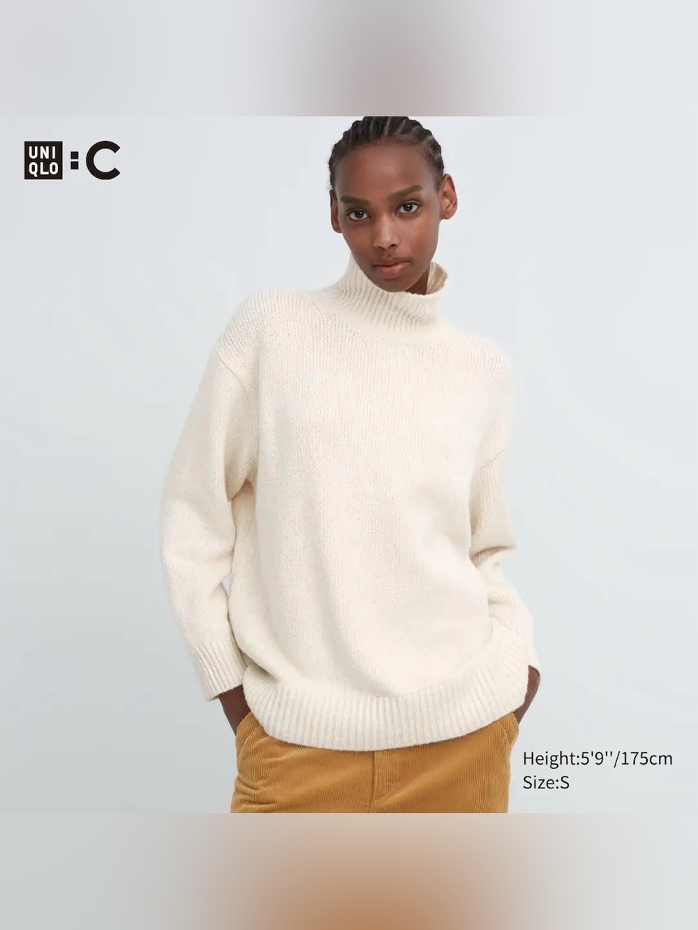 Uniqlo x Clare Waight Keller soft knit high neck sweater - Picture 2 of 7